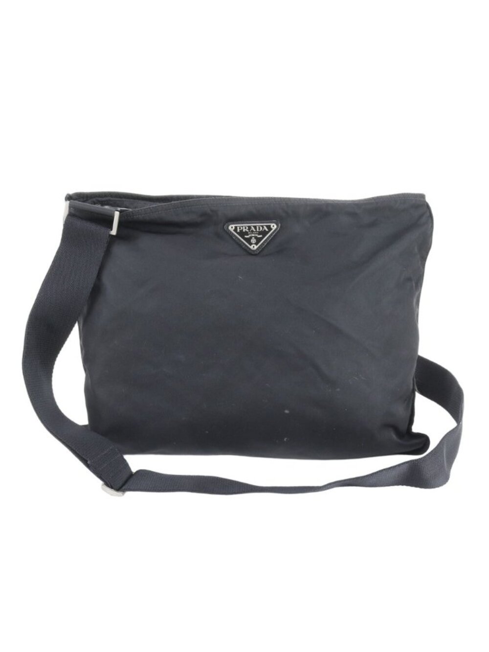 Prada Tessuto Nylon Triangle Logo Shoulder Bag Crossbody Messenger Business